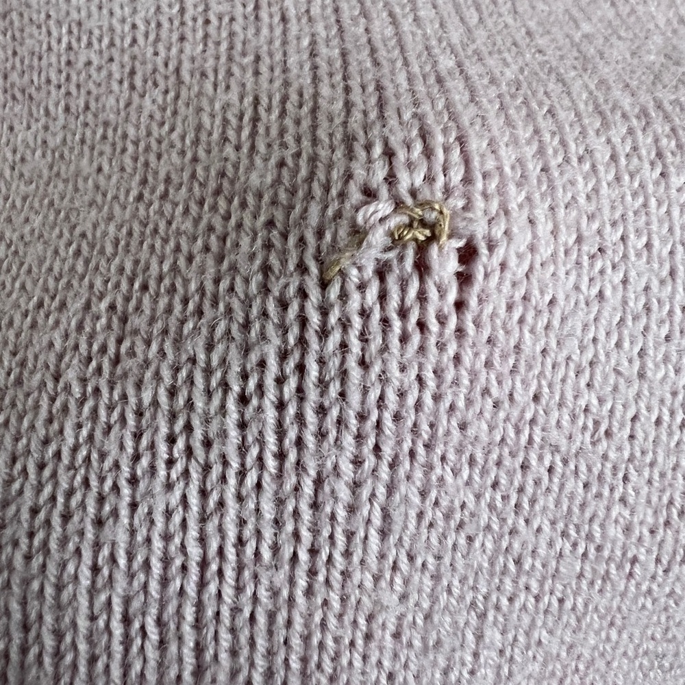 Kate Spade Lavender Bloome Street Winking Eye Sweater sz XS - Picture 5 of 8